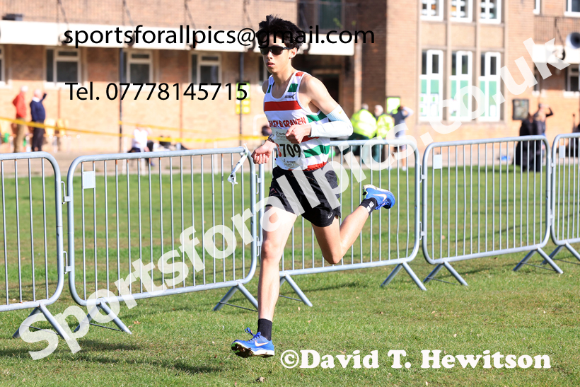 Mens Under-18s 2026 Northern Cross Country Relays, Graves Park, Sheffield. Photo: David T. Hewitson/Sports for All Pics